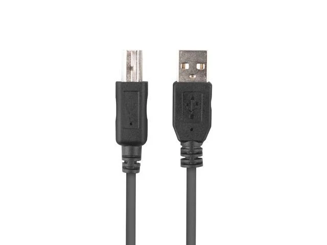 Lanberg CA-USBA-15CU-0010-BK kabelis USB 1m 2.0 USB A->USB-B Juodas