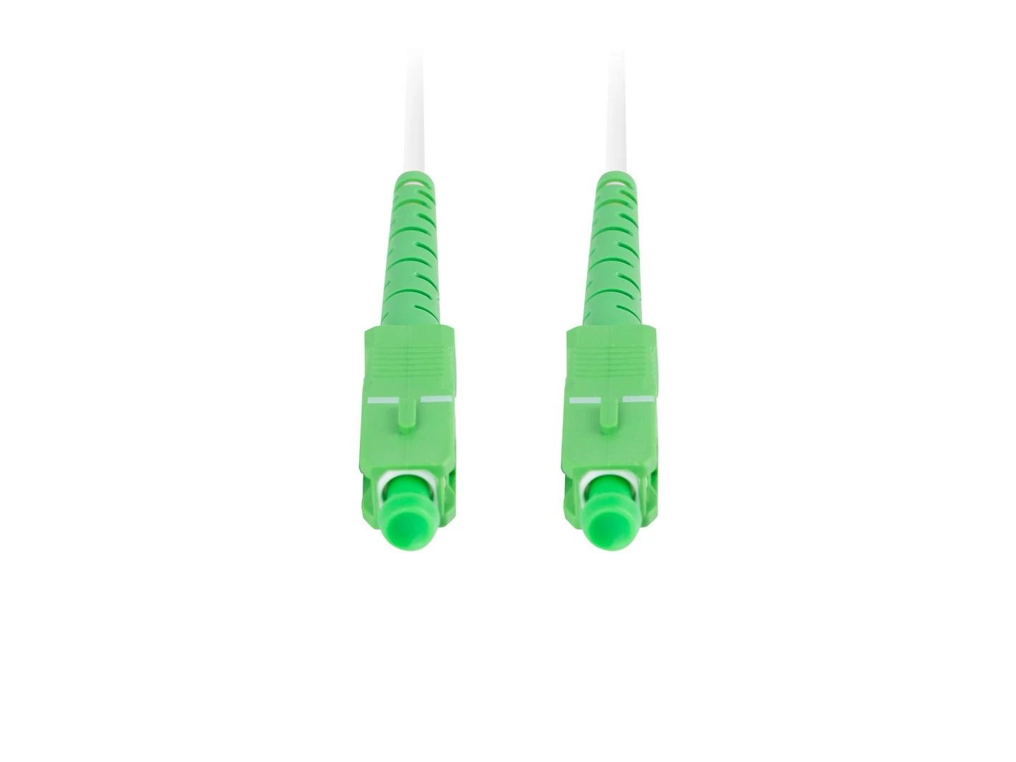 LANBERG šviesolaidinis patchcord SM SC/APC-SC/APC simplex 25m LSZH g657a2 3.0mm baltas