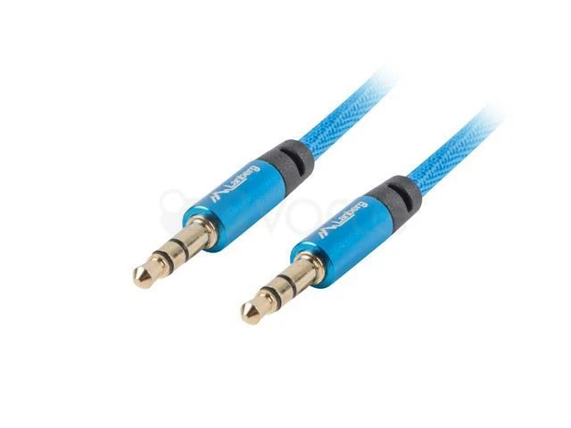 Lanberg 3.5 mm garso laidas su mėlyna pinta izoliacija