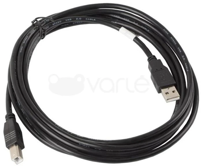 LANBERG CA-USBA-10CC-0030-BK cable USB 2.0 AM-BM 3m juodas
