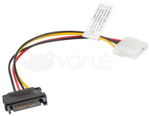 LANBERG CA-SAHD-10CU-0015 kabelis SATA galia M ->MOLEX F 15cm