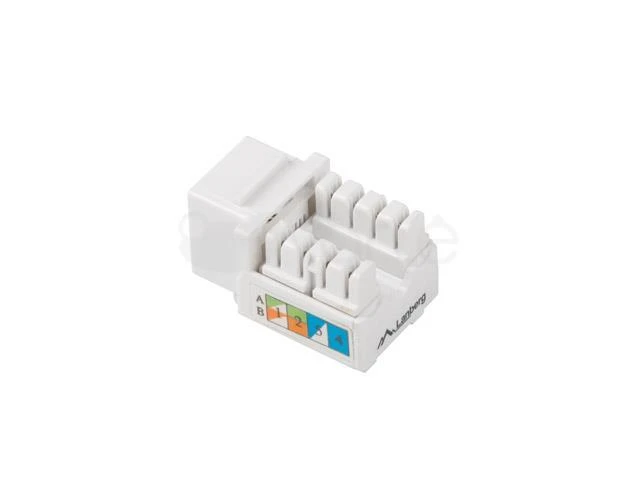 LANBERG KSU5-1090 Keystone Module RJ45->LSA 90deg UTP Cat.5e