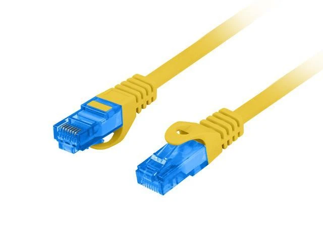 LANBERG patchcord kat.6A FTP LSZH CCA 15m geltona