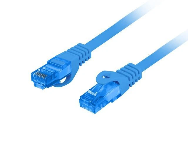 LANBERG patchcord kat.6A FTP LSZH CCA 20m mėlynas