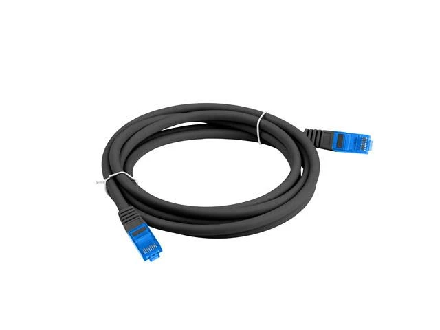 LANBERG patchcord cat.6A FTP LSZH CCA 5m juodas