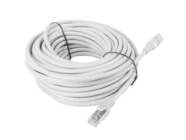 LANBERG patchcord kat.5e 50m pilkas