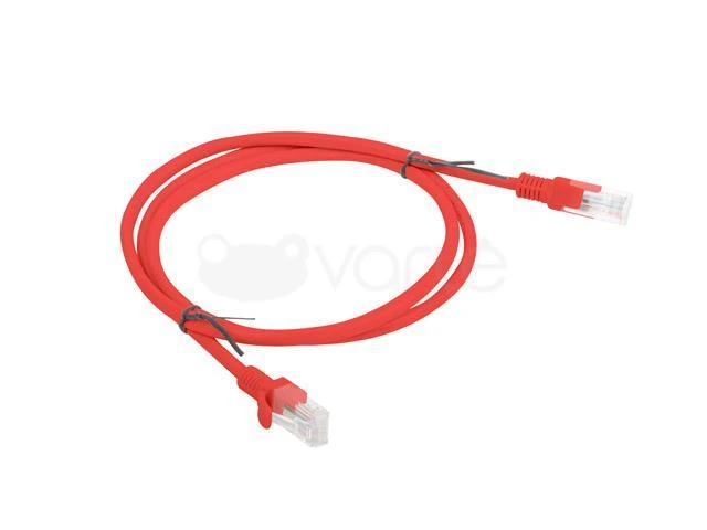Lanberg Komutacinis laidas CAT5E UTP 1M raudonas