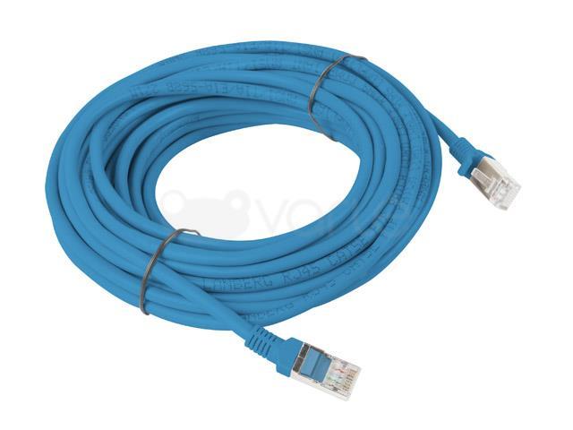 LANBERG PCU6-10CC-1000-B Lanberg Patchcord RJ45 kat. 6 UTP 10m mėlyna