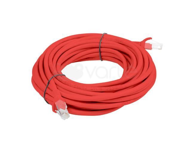 LANBERG PCU6-10CC-1000-R Patchcord RJ45 kat. 6 UTP 10m raudona