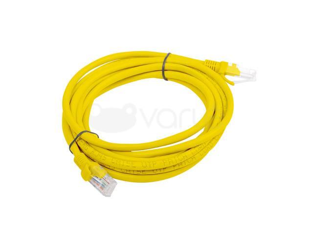LANBERG PCU6-10CC-0300-Y Patchcord RJ45 kat. 6 UTP 3m geltona
