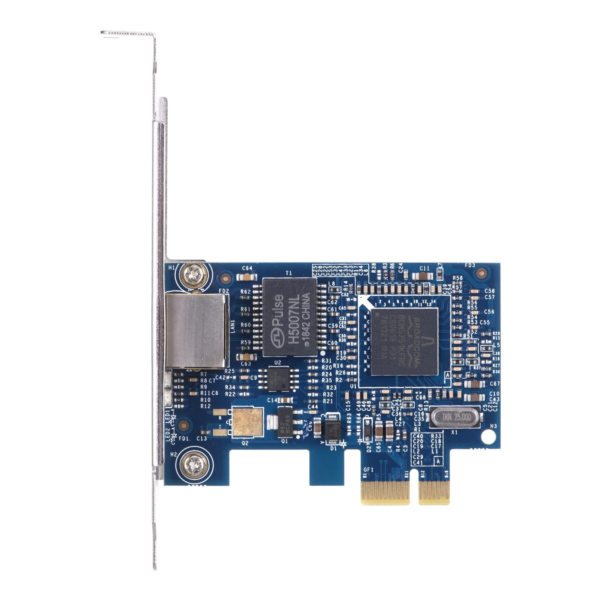 LANBERG PCE-1GB-001 tinklo plokštė PCI-Ex gigabito eternetas 1x RJ45