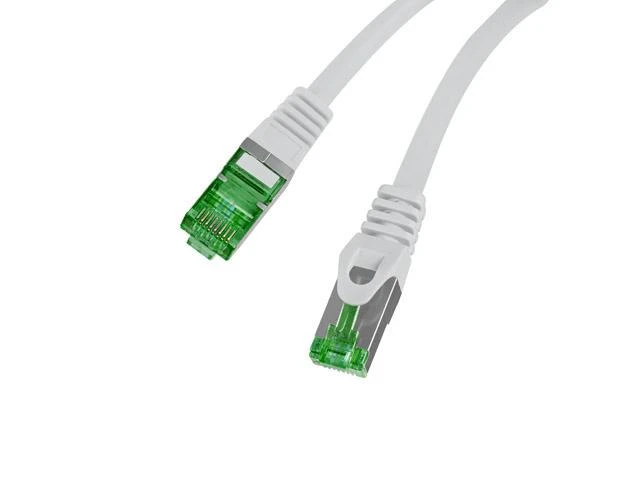 LANBERG Patchcord kat.7 S/FTP LSZH CU 2m pilkas Fluke praėjo