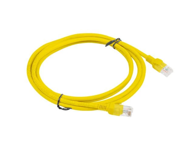 LANBERG PCU5-10CC-0200-Y Patchcord RJ45 kat. 5e UTP 2m geltona