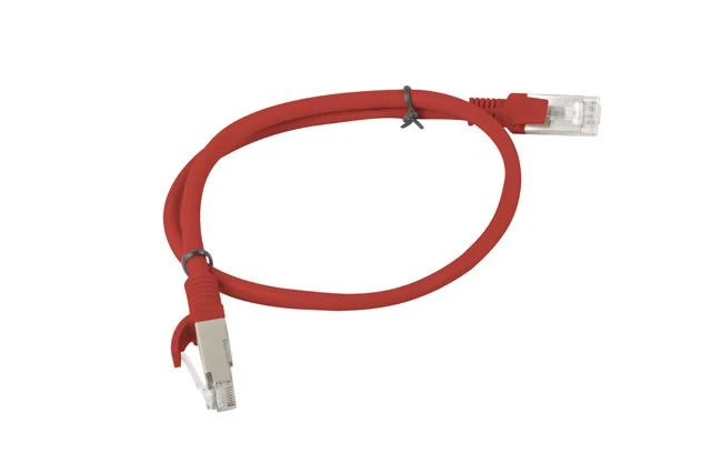 LANBERG PCU6-10CC-0050-R Patchcord RJ45 kat. 6 UTP 0,5m raudona