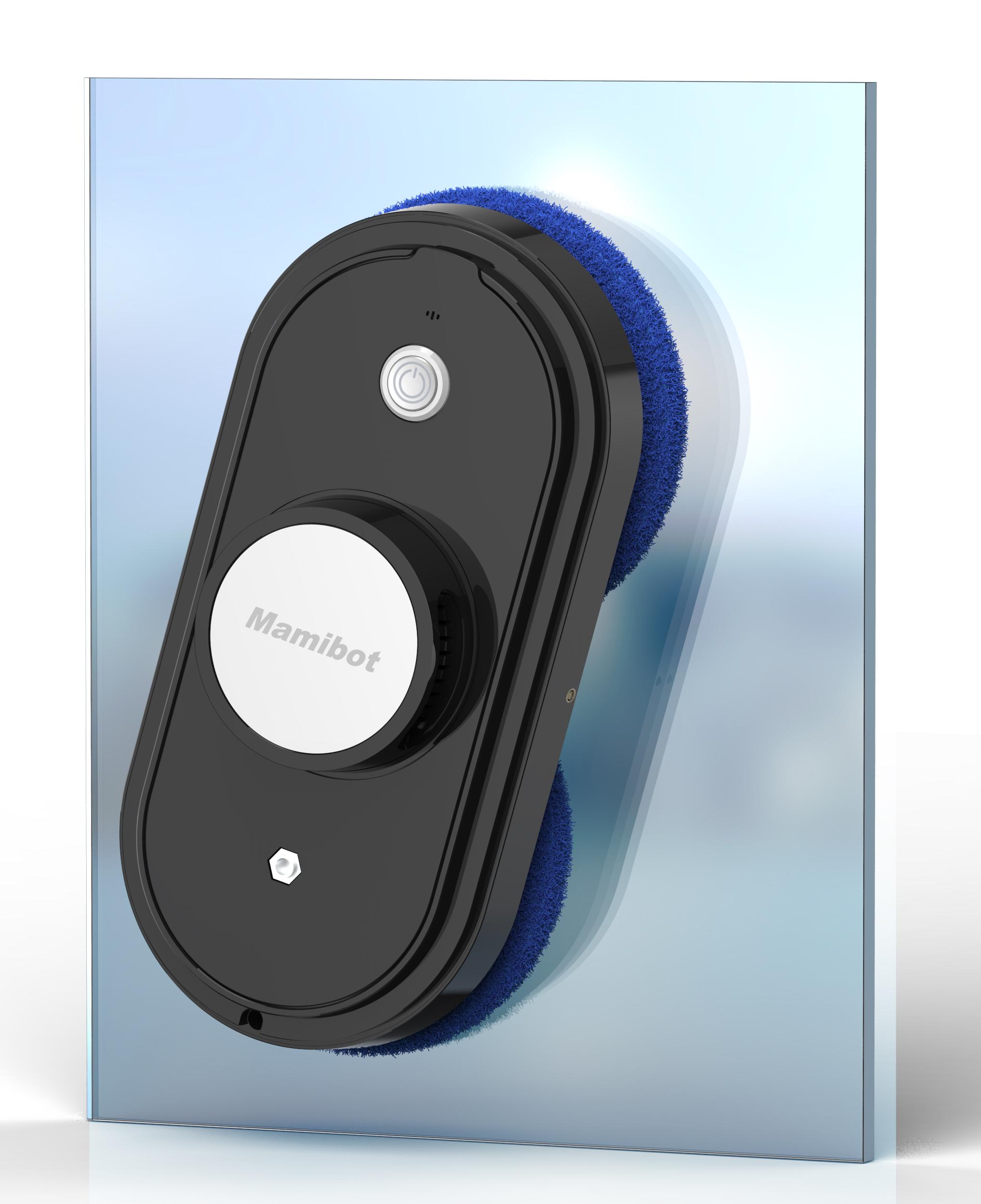 Langų valymo robotas Mamibot Cleaner Robot W110F, Juodas, modelis