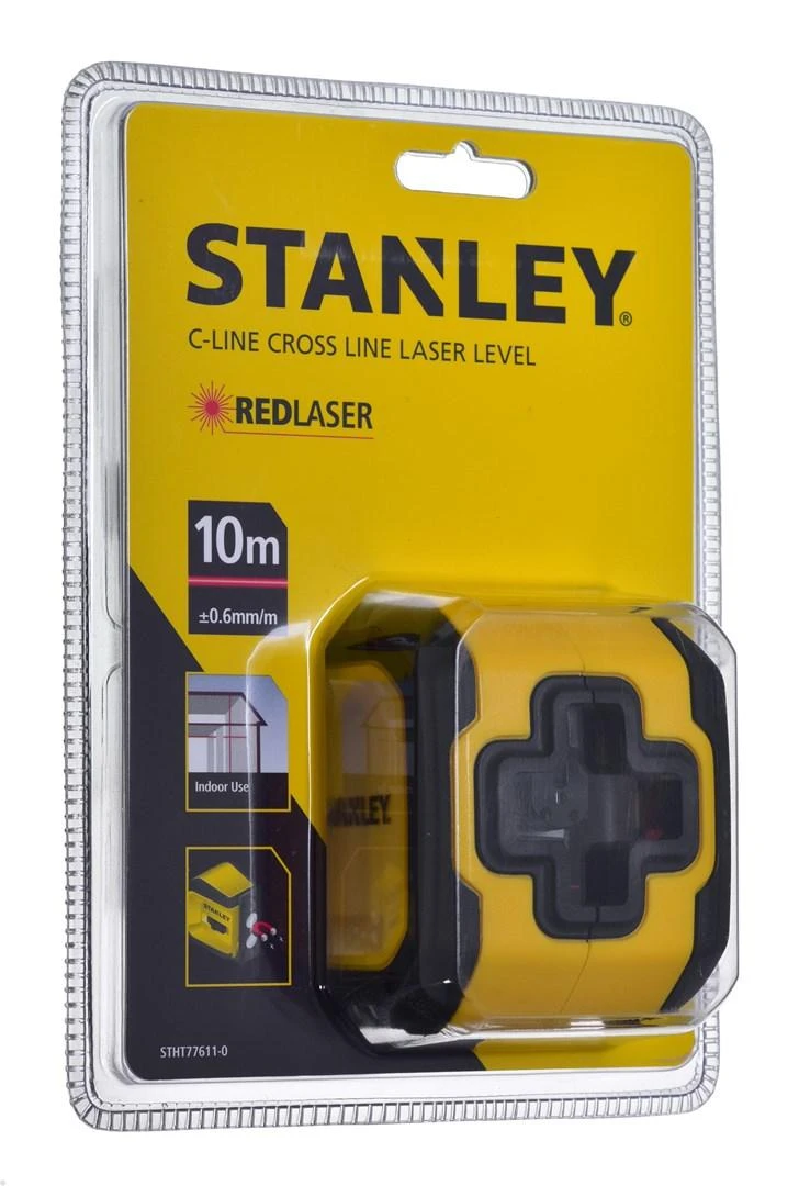 Kryžminis lazerinis nivelyras Stanley C-line; raudonas