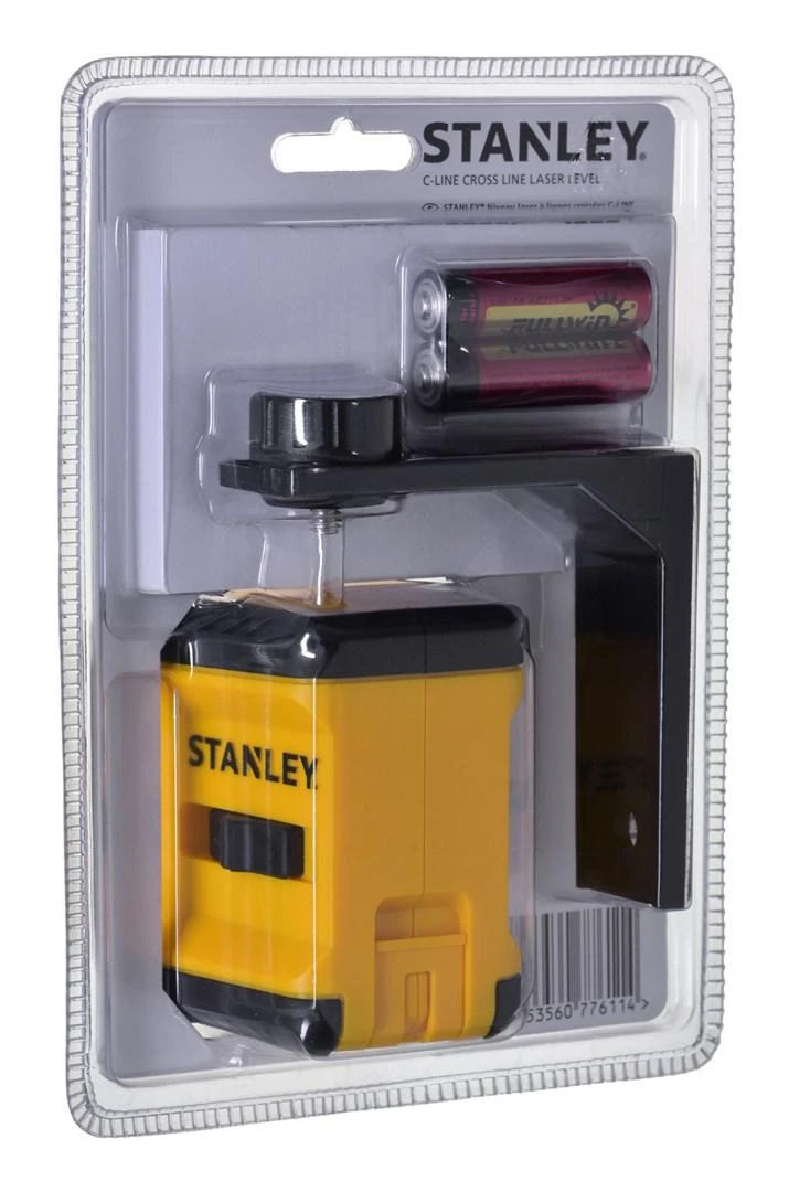 Kryžminis lazerinis nivelyras Stanley C-line; raudonas