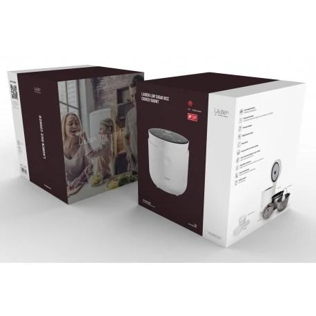 Lauben LBNRCD1500WT ryžių virimo aparatas 1,5 L 500 W Balta