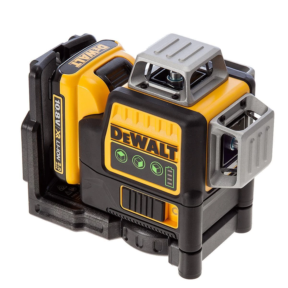 Lazerinis nivelyras DeWalt DCE0811D1G, žalias, 1x2.0Ah