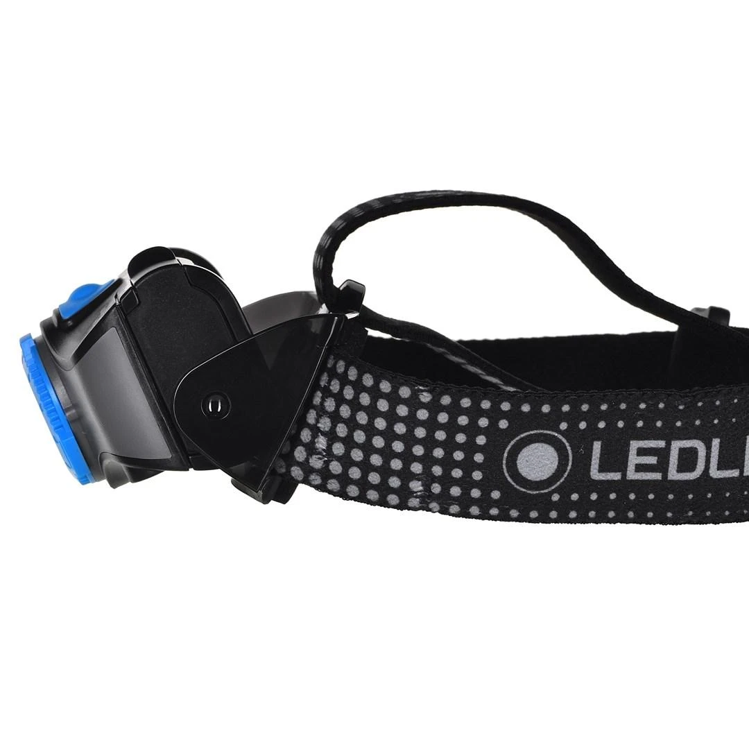 LED Lenser Mėlyna LEDLENSER LATARKA CZOŁOWA MH7, Juodas-Mėlynas, WINDOW BOX