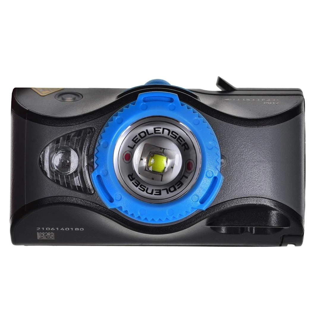 LED Lenser Mėlyna LEDLENSER LATARKA CZOŁOWA MH7, Juodas-Mėlynas, WINDOW BOX