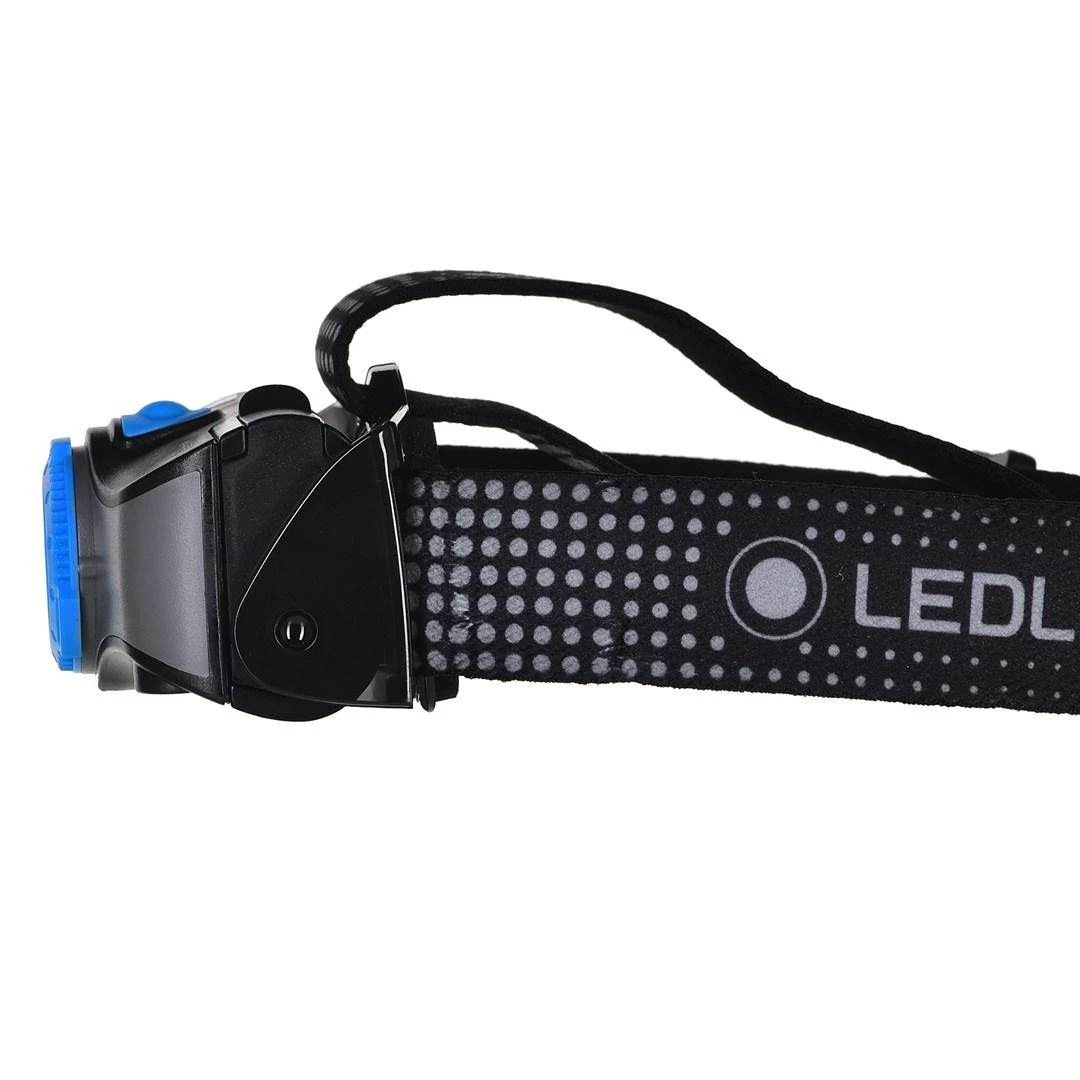 LED Lenser Mėlyna LEDLENSER LATARKA CZOŁOWA MH7, Juodas-Mėlynas, WINDOW BOX