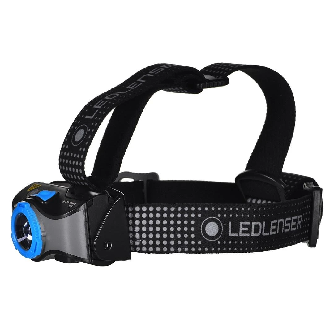 LED Lenser Mėlyna LEDLENSER LATARKA CZOŁOWA MH7, Juodas-Mėlynas, WINDOW BOX