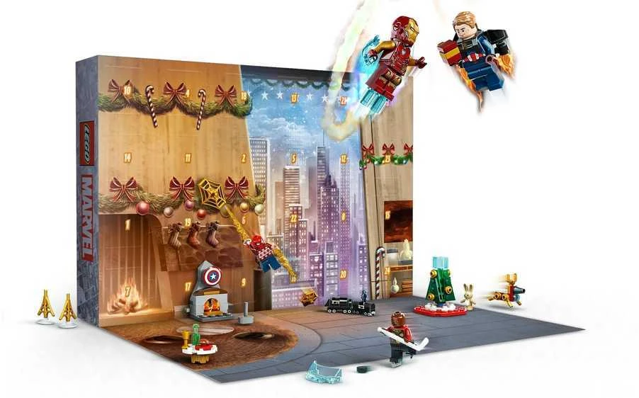 LEGO Marvel advento kalendorius su minifigūrėlėmis
