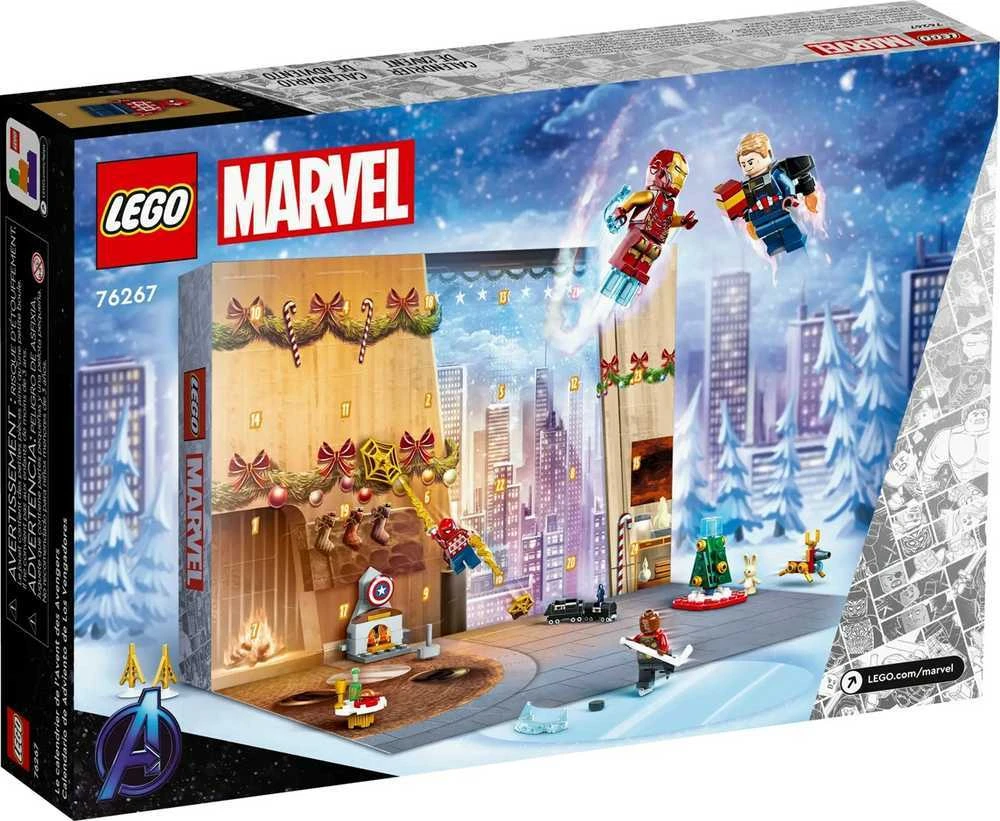 LEGO Marvel Keršytojų advento kalendoriaus dėžutė