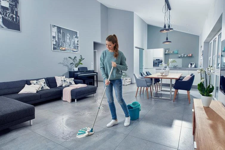 Grindų plovimo rinkinys Leifheit Power Mop, 3 viename