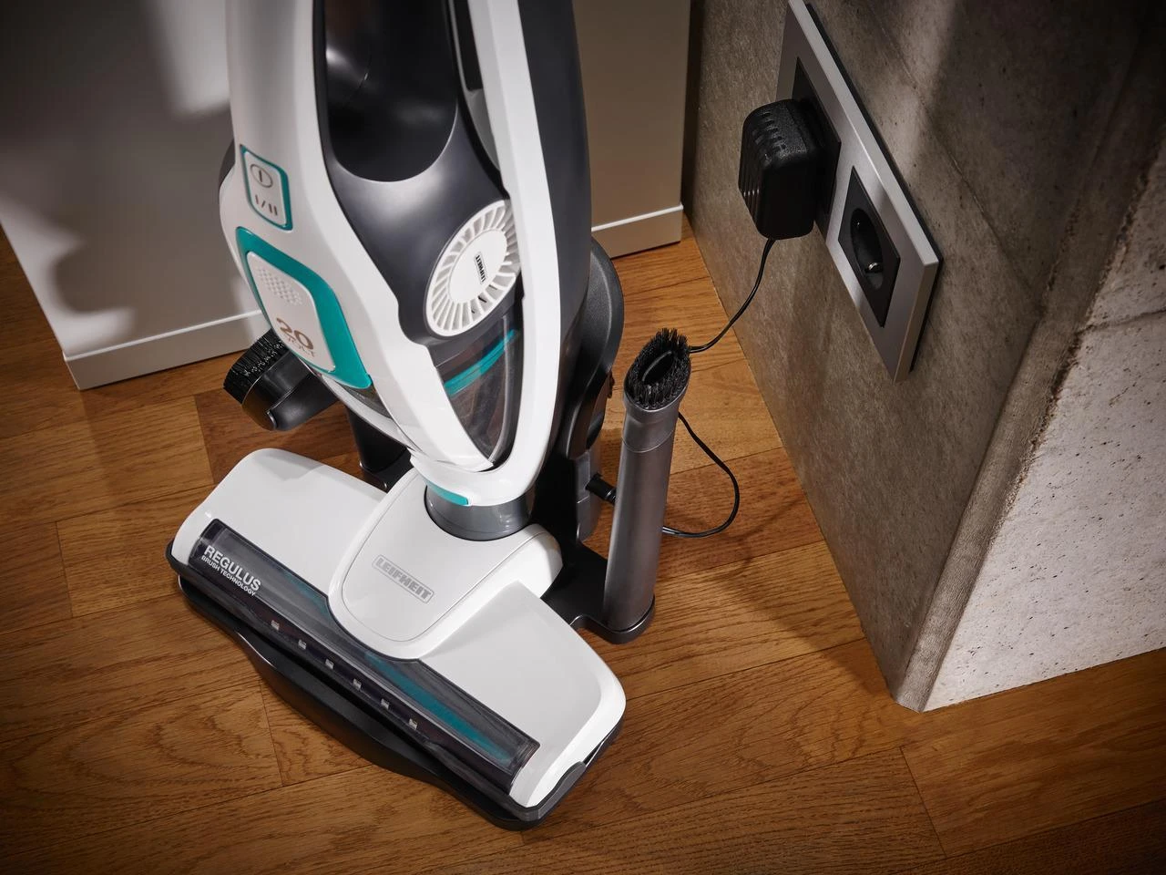 Dulkių siurblys Leifheit PowerVac 2in1 2-in-1 stick vacuum Baterija Dry Cyclonic Bagless Juodas, Mėlyna, Baltas