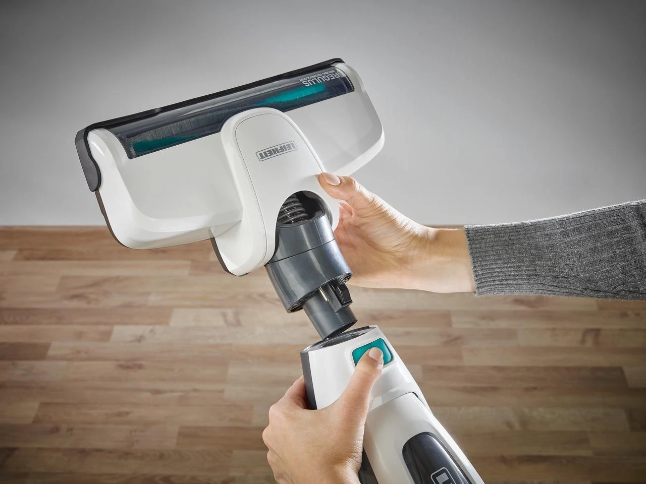 Dulkių siurblys Leifheit PowerVac 2in1 2-in-1 stick vacuum Baterija Dry Cyclonic Bagless Juodas, Mėlyna, Baltas