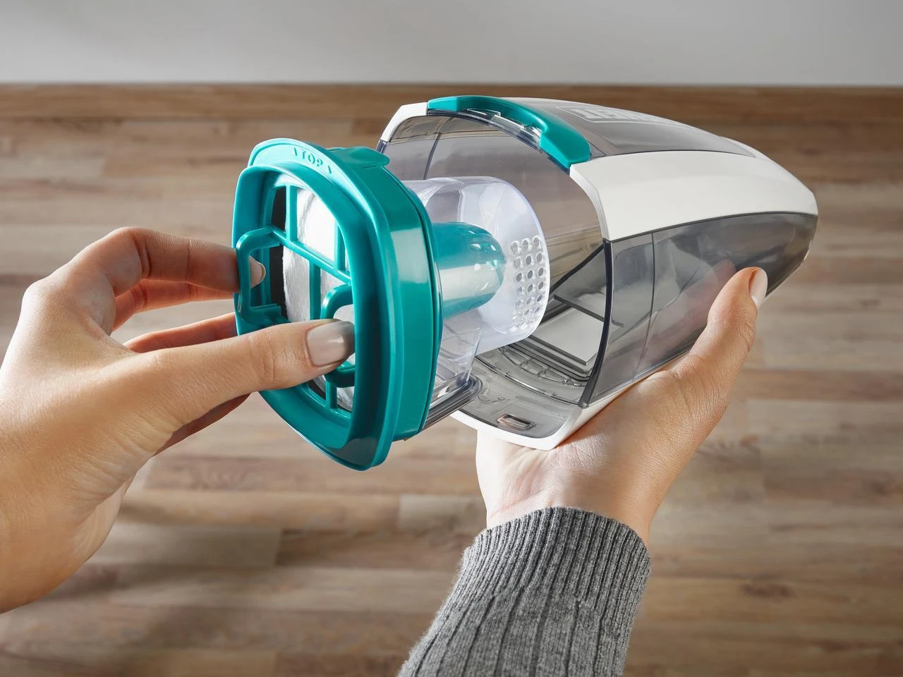 Dulkių siurblys Leifheit PowerVac 2in1 2-in-1 stick vacuum Baterija Dry Cyclonic Bagless Juodas, Mėlyna, Baltas