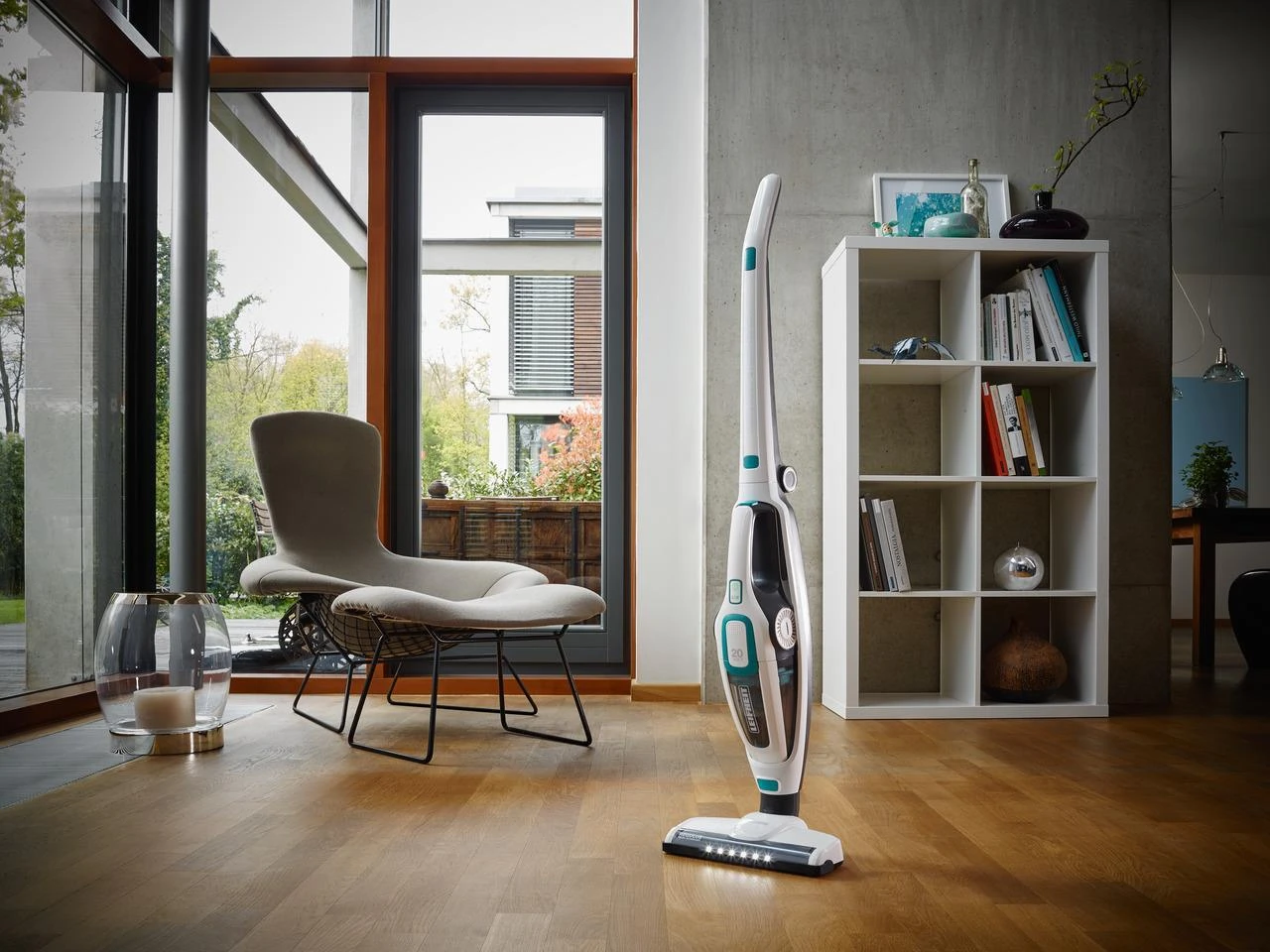 Dulkių siurblys Leifheit PowerVac 2in1 2-in-1 stick vacuum Baterija Dry Cyclonic Bagless Juodas, Mėlyna, Baltas