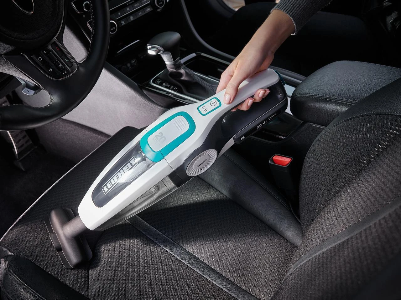 Dulkių siurblys Leifheit PowerVac 2in1 2-in-1 stick vacuum Baterija Dry Cyclonic Bagless Juodas, Mėlyna, Baltas