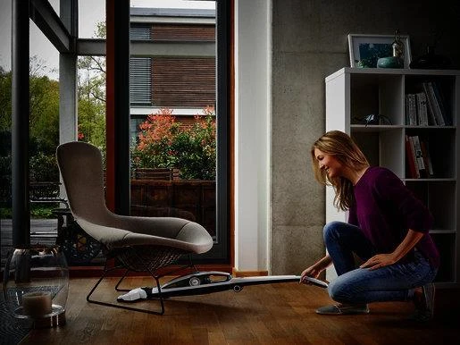 Dulkių siurblys Leifheit Rotaro PowerVac 2in1 20V Bagless Juodas, Mėlyna