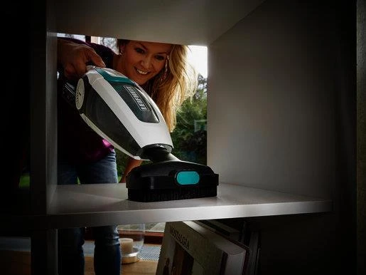 Dulkių siurblys Leifheit Rotaro PowerVac 2in1 20V Bagless Juodas, Mėlyna