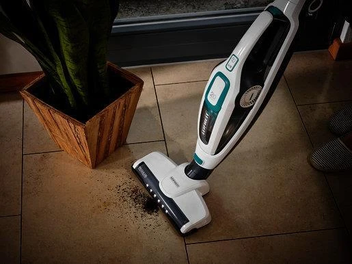 Dulkių siurblys Leifheit Rotaro PowerVac 2in1 20V Bagless Juodas, Mėlyna