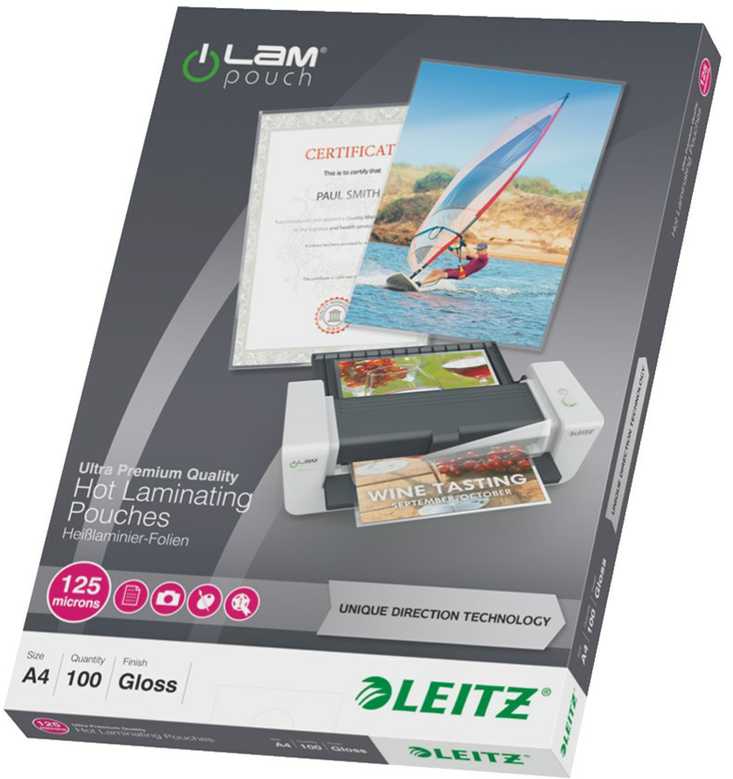 Leitz folia UDT 125MIC 100pcs