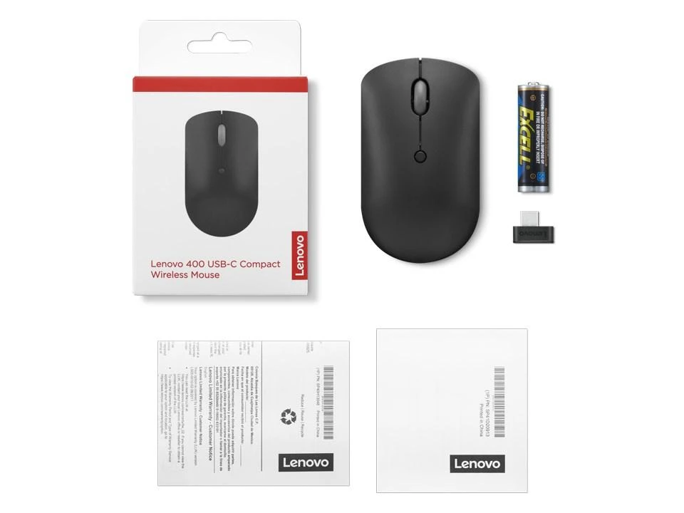 LENOVO 400 USB-C WIRELESS COMPACT Pelė