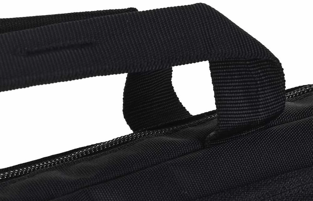 Lenovo | Essential | ThinkPad Essential 13–14 colių plonas nešiojamas kompiuteris su viršutiniu dėklu (tvarus ir ekologiškas, pagamintas iš perdirbto PET: iš viso 7,5 %; išorė: 24 %) | Tinka iki 14 colių | Išorinis dėklas | Dirželis per petį | Juodas