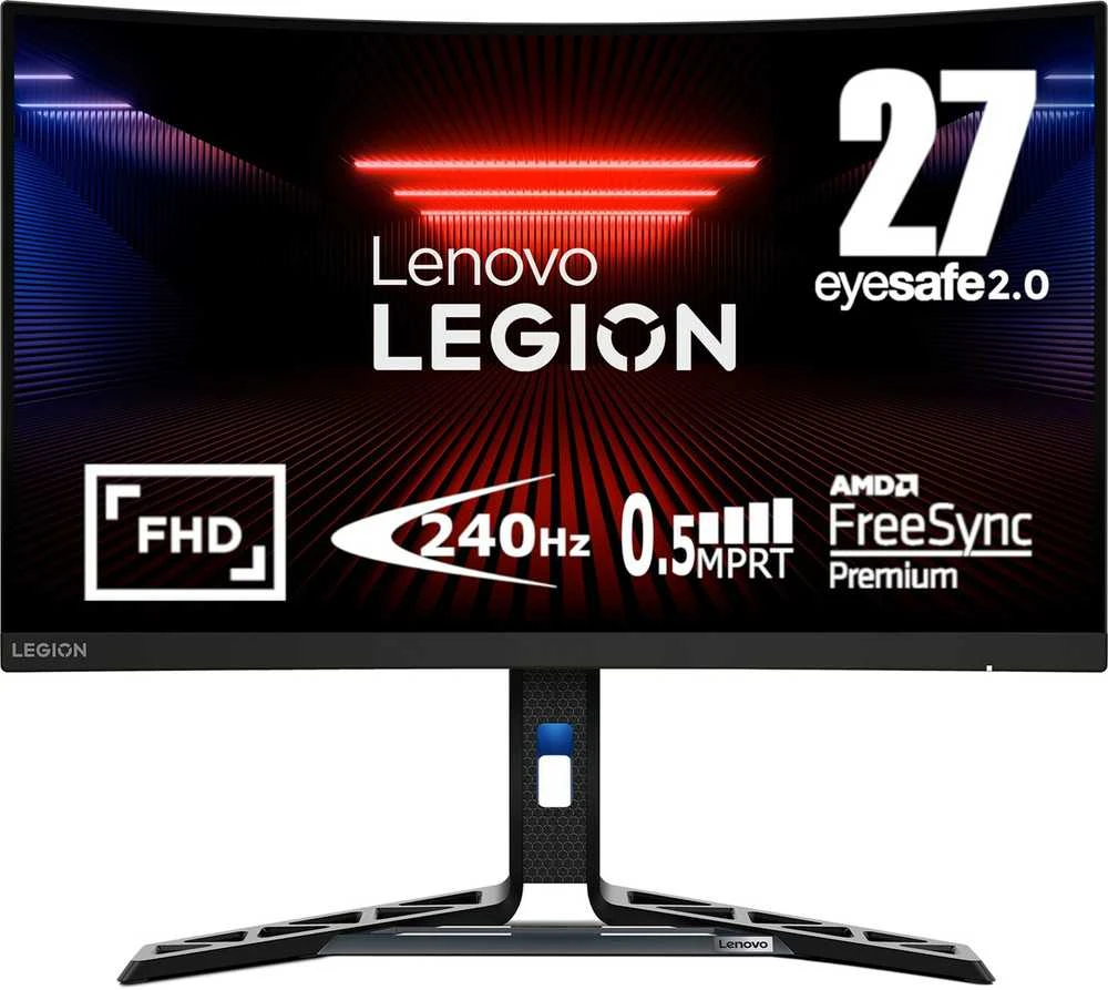 Lenktas žaidimų monitorius Legion Legion R27FC-30 | 27" FHD (1920X1080) | VA PANEL | 350 nits | 240 Hz | 0,5 ms