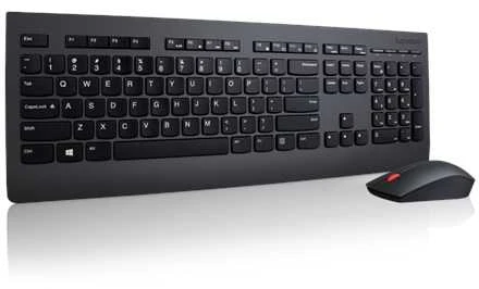 LENOVO Professional Belaidė klaviatūra ir pelė Combo - US English su Euro simboliu