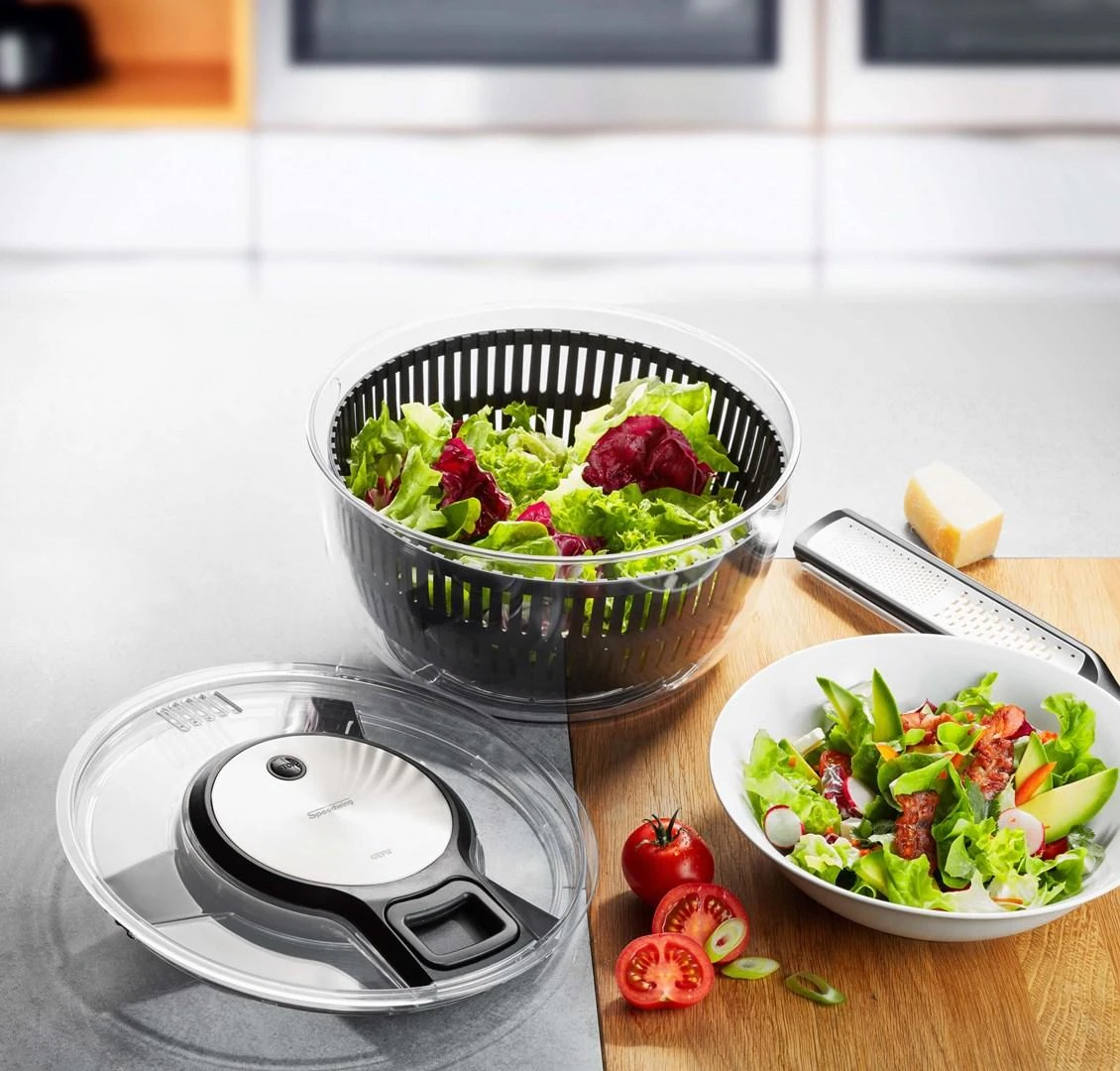 LETTUCE CENTRIFUGE 5 LTR, TRANSPARENT GEFU SPEEDWING G-28150