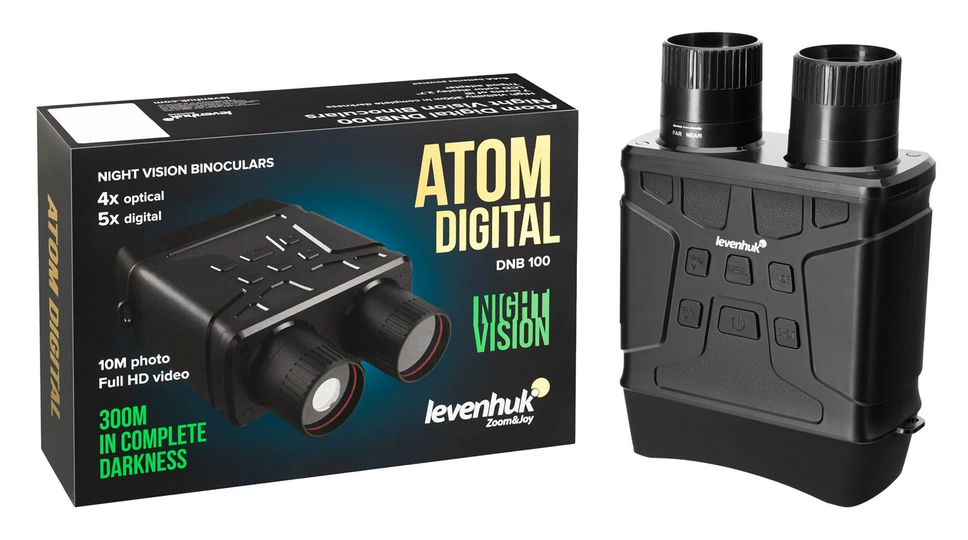 Levenhuk Atom Digital DNB100 naktinio matymo žiūronai