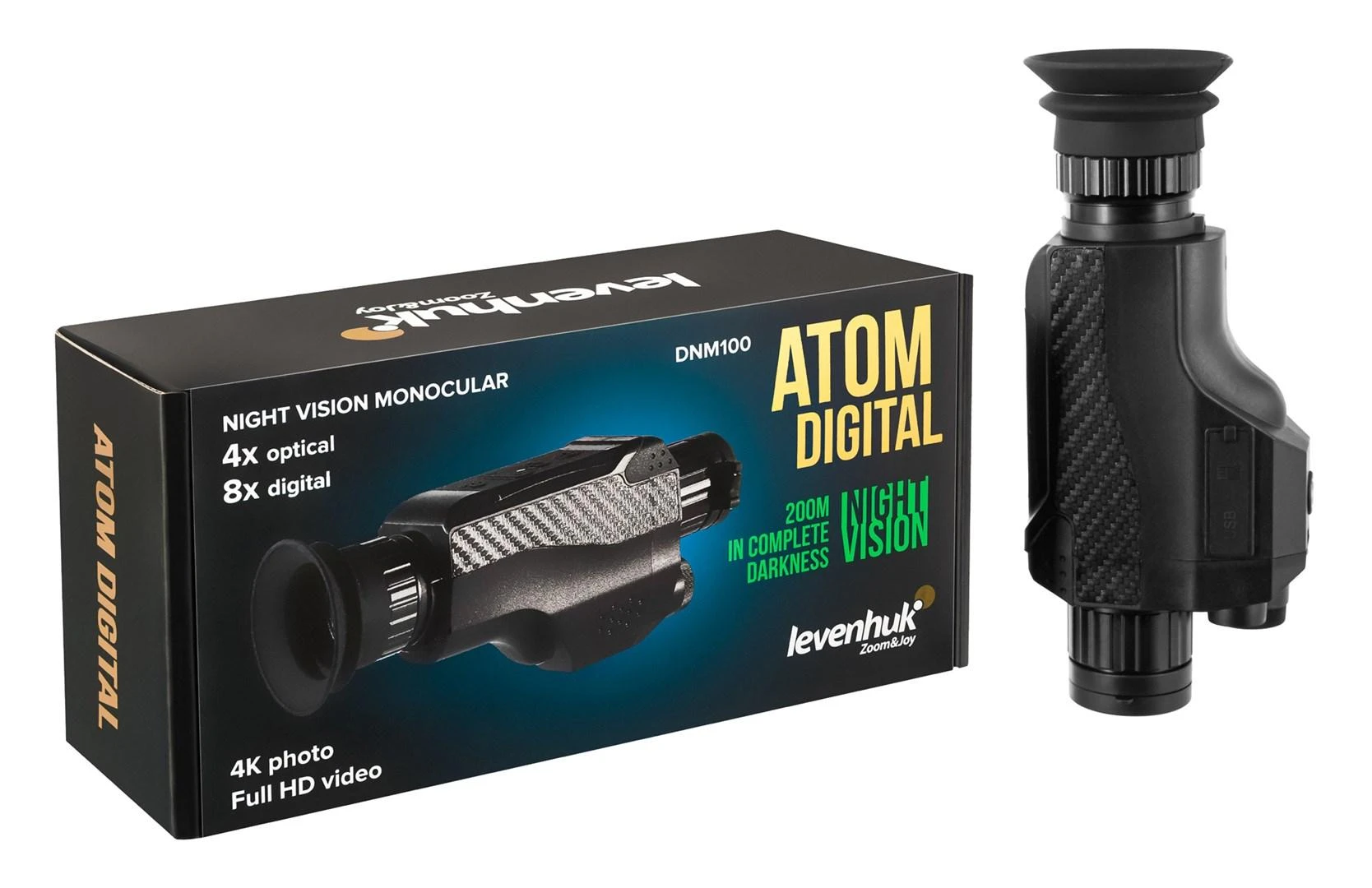Naktinio matymo monokuliaras Levenhuk Atom Digital DNM100