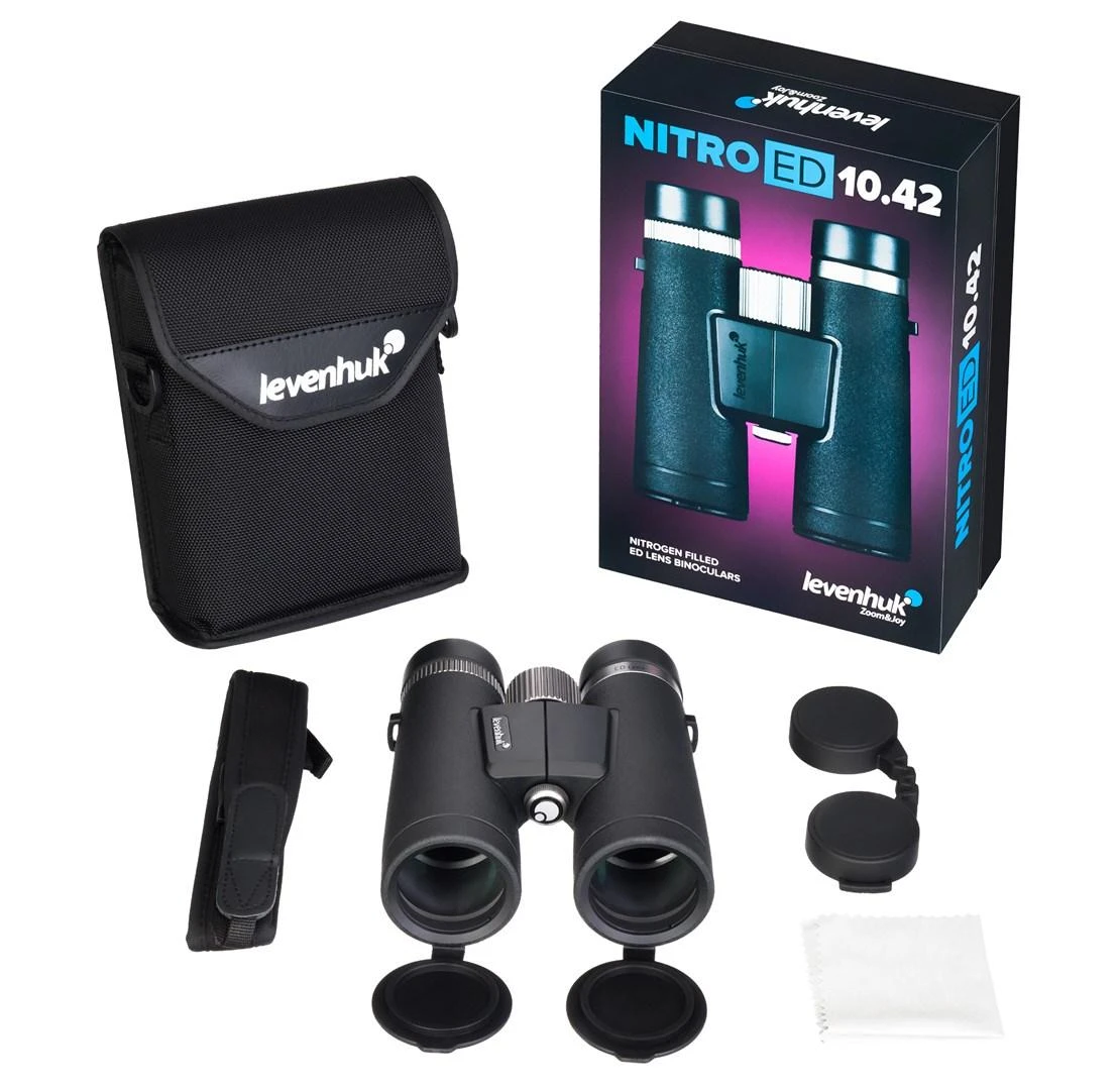 Žiūronai Levenhuk Nitro ED 10x42