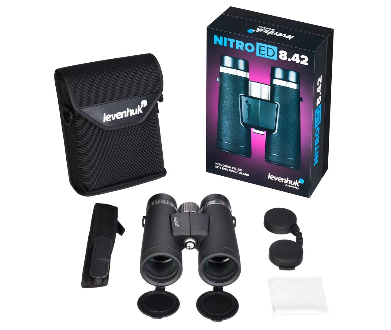 Žiūronai Levenhuk Nitro ED 8x42 Žiūronas