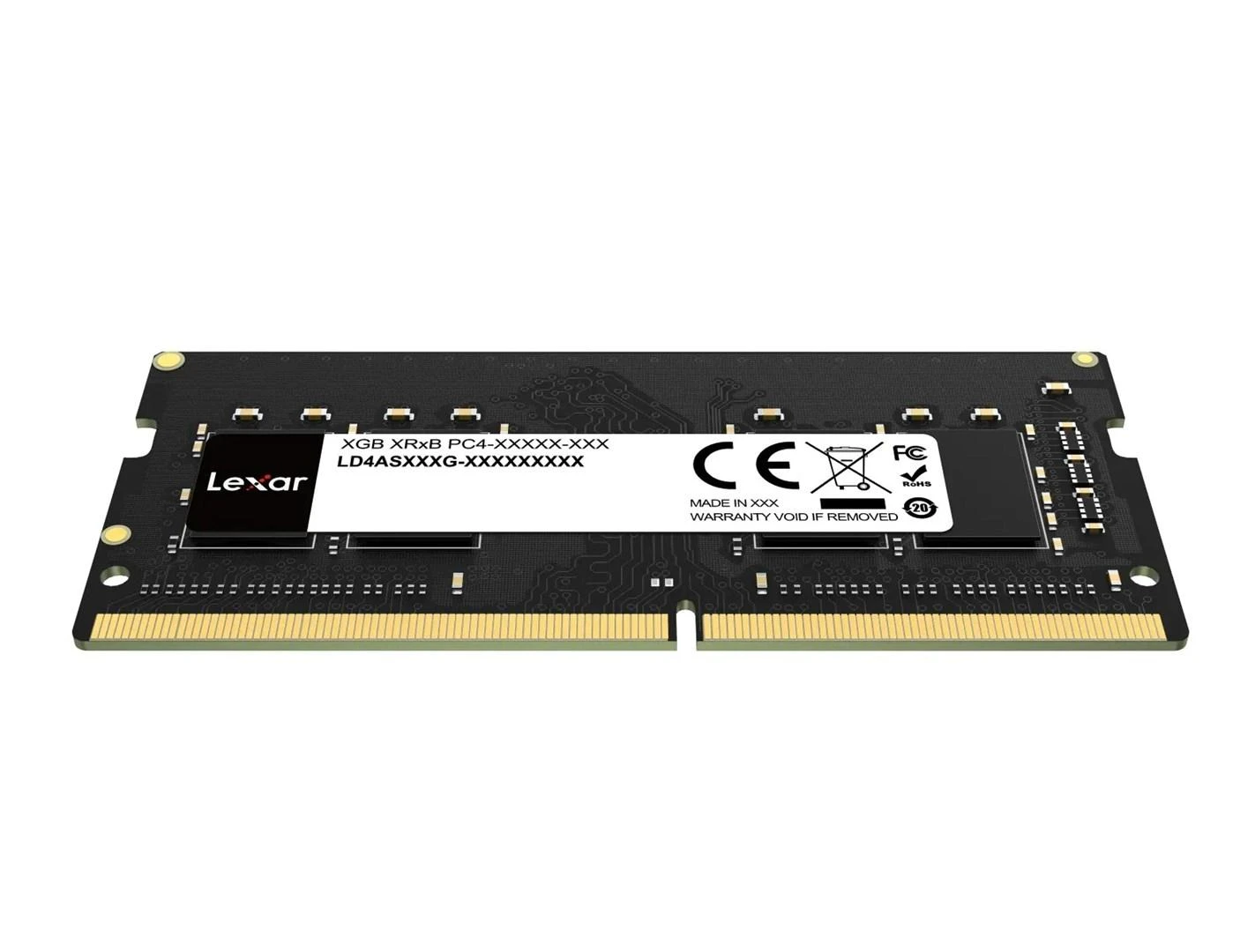 Nešiojamo kompiuterio atmintis Lexar | 8 GB | DDR4 | 3200 MHz | Užrašų knygelė | Registracijos Nr. | ECC Nr