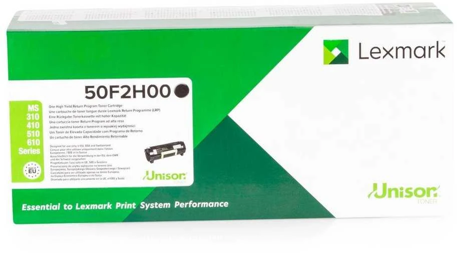 Lexmark 50F2H00 Lazerinė kasetė, Juoda